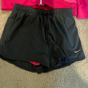 Nike Dri-Fit girls grey shorts  -L